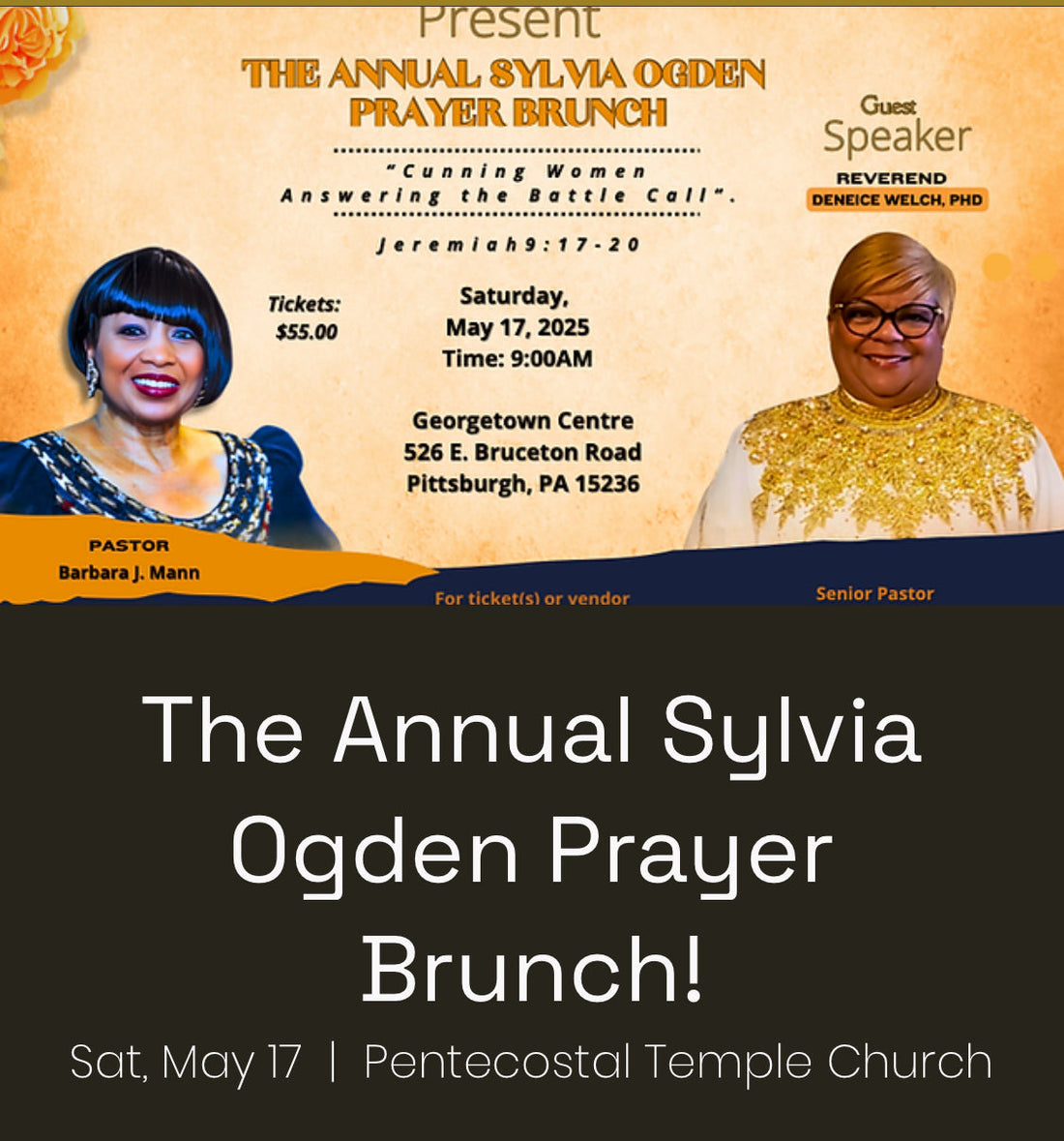 The Annual Sylvia Prayer Brunch