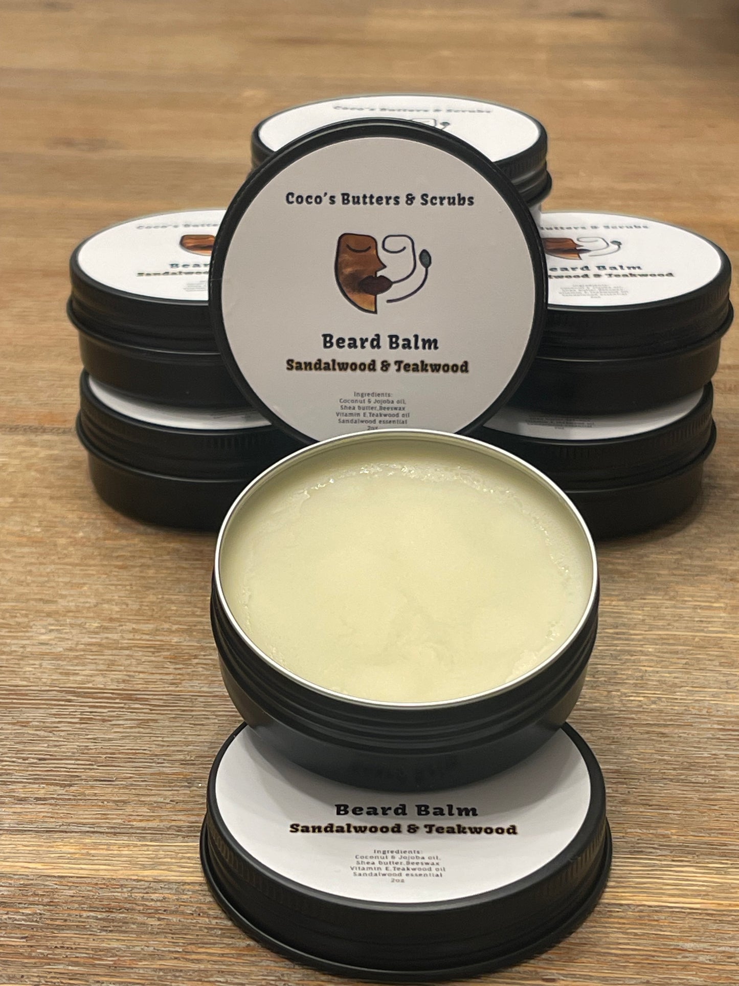 Sandalwood & Teakwood Beard Balm