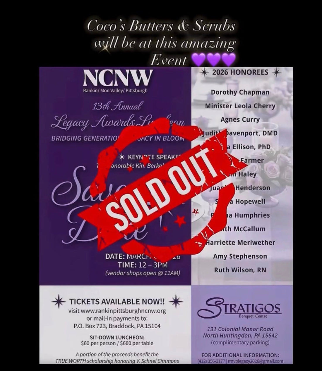 NCNW Legacy Award Luncheon