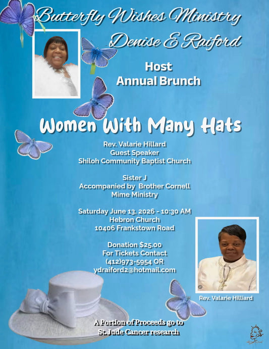 Butterfly Wishes Brunch🦋We will be vending🌺
