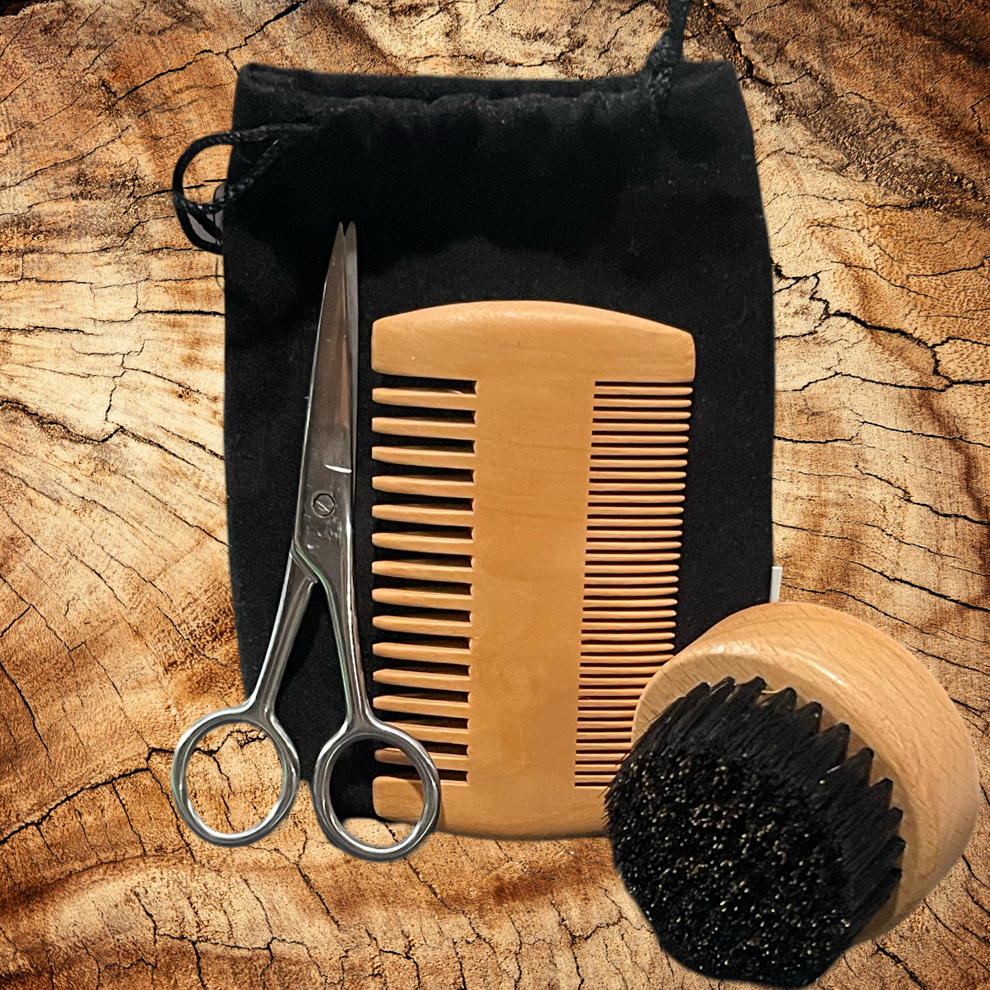 Beard Brush & Comb Set