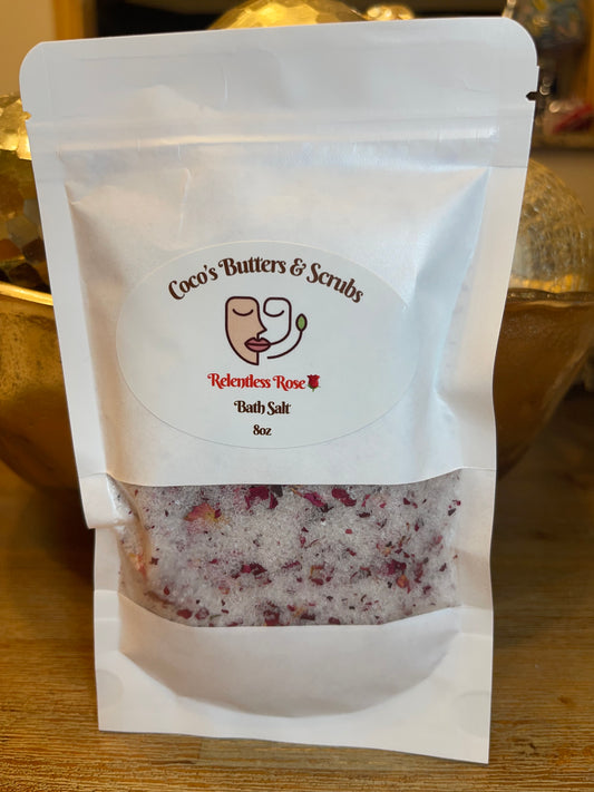 Relentless Rose Bath Salt 8oz