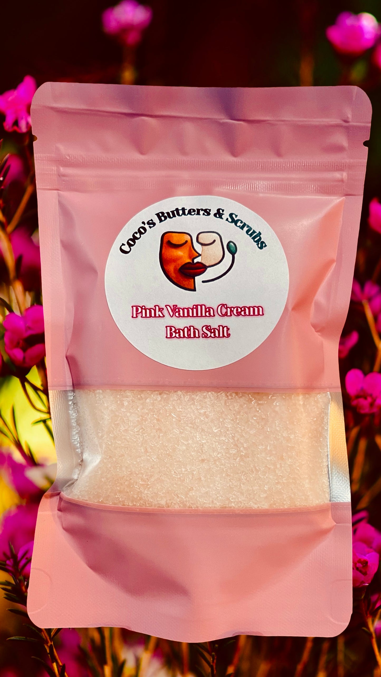 Pink Vanilla Cream Bath Salt